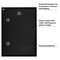 Americanflat A2 A3 A4 A5 Poster Frame - Picture Frame to Display Posters - Ideal for Documents and Artwork - Plexiglass Cover - Adjustable Hanging Hardware - Includes Easel